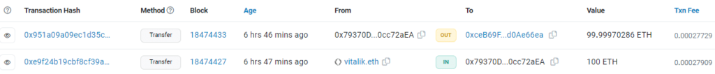 Vitalik Buterin transfers ETH to Coinbase again – why?