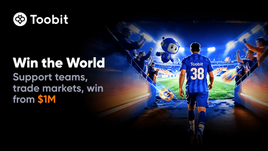 Toobit kicks off win the world tournament, offering 1 million USDT and gold world cup trophy