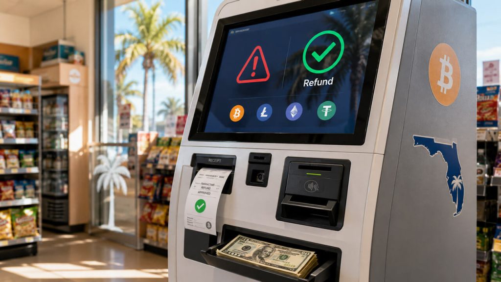 Florida’s new crypto ATM law makes scam refunds the cost of doing business Florida crypto ATM law shifts scam refund liability to crypto ATM operators under new consumer protection rules